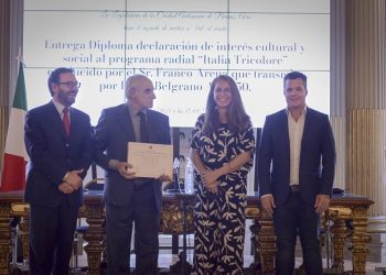 El programa “Italia Tricolore” fue catalogado de interés cultural y social por la Legislatura Porteña