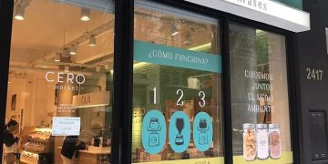 En Recoleta hay un supermercado libre de envases plásticos