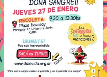 Jornada de Donación Voluntaria de Sangre en Recoleta