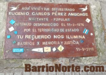 Baldosas por la memoria: Eugenio Carlos Pérez Amboage