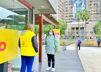 En el mes de febrero vuelve el centro de testeo a Plaza Houssay