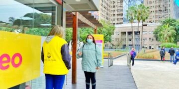 En el mes de febrero vuelve el centro de testeo a Plaza Houssay