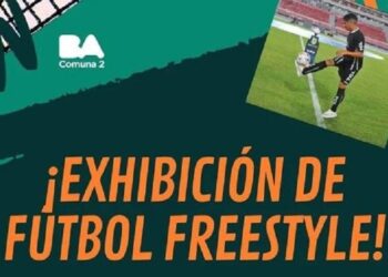 Hoy habrá exhibición de fútbol freestyle en plaza Vicente López