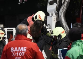 Operativo de la Ciudad por el trágico incendio en un edificio en Recoleta