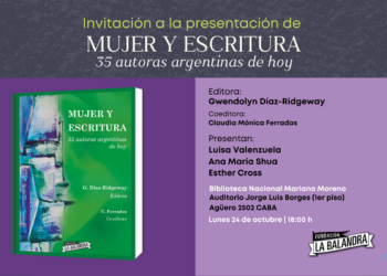 Fundación La Balandra presentara el libro Mujer y escritura