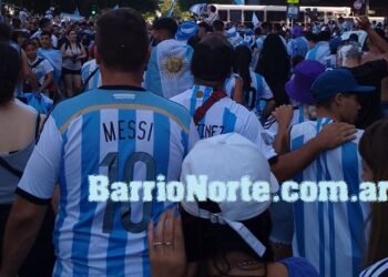 Miles de porteños festejaron la victoria argentina contra Francia