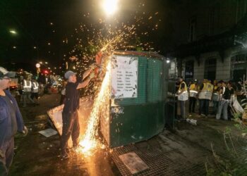 Obras de mejoras en calzadas y cambios en paradas en Retiro