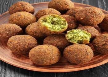 Plato de legumbres: «Nuggets de garbanzos»