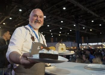 Budín de cítricos coco y mango para la merienda del domingo