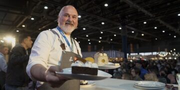 Budín de cítricos coco y mango para la merienda del domingo