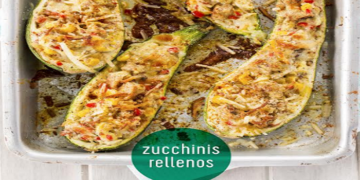 Veggie Zucchinis Rellenos, un plato agradable al paladar