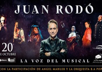 Juan Rodó «La voz del musical» en el Luna Park
