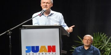 Juan Schiaretti, de HxNP finalizó su campaña electoral