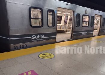 La Línea D de subterráneos suspende su servicio hasta marzo