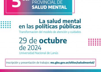 Ya abrió la inscripción para la presentación de trabajos sobre salud mental
