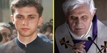 Una foto de joven de Benedicto XVI se viralizó y las redes perdieron la compostura