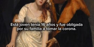 El cuadro de una joven a punto de ser ejecutada