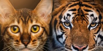 El tigre y el gato comparten el 95% de sus genes, según científicos