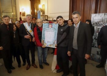Trueno ya es ciudadano ilustre de La Boca